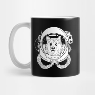 Corgi The Astronaut Mug